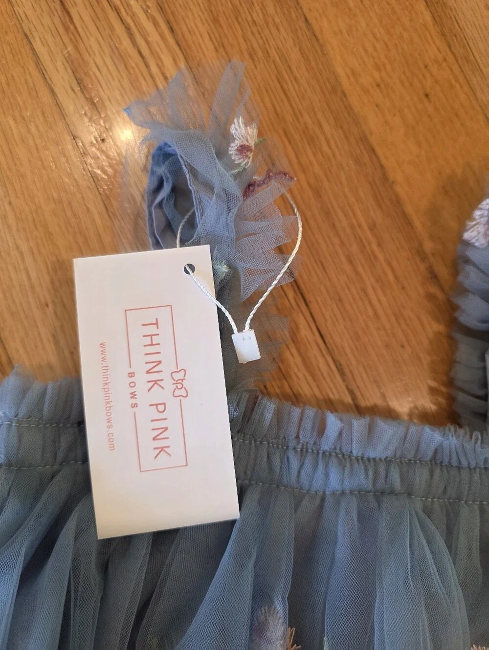 think pink bows size nwt